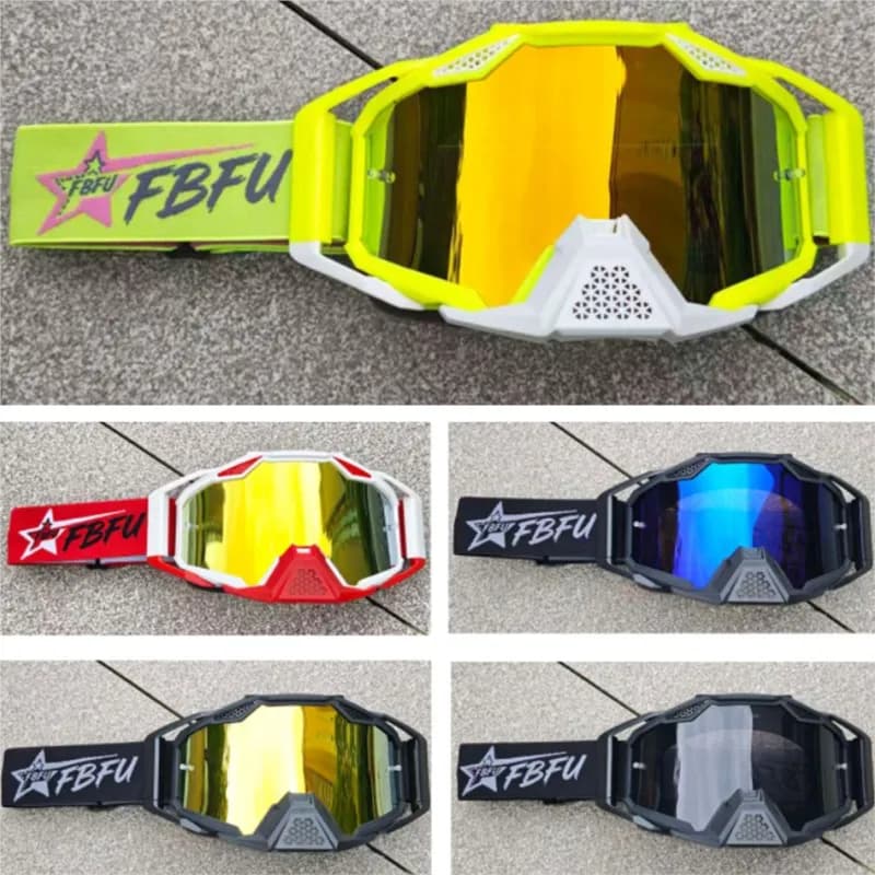 Outdoor Protective Eyewear Ski Motorcycle Goggles Night Off-road Riding Mud Terrain Wind Sand Dust Block Sports Glasses