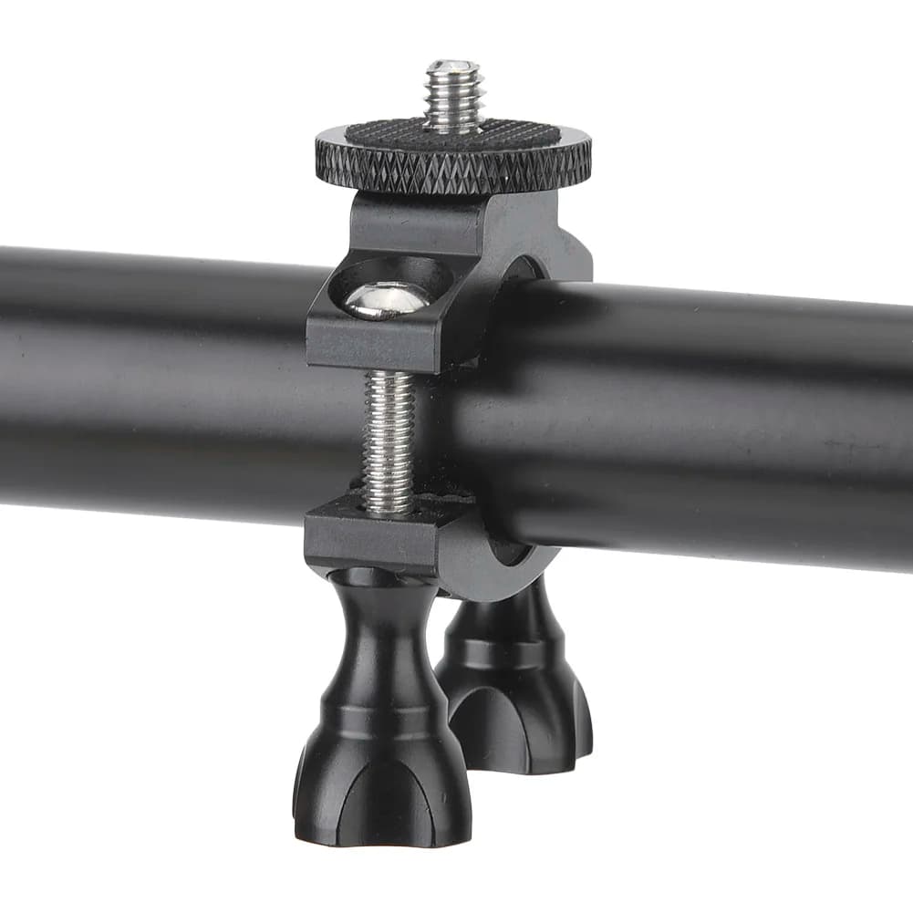 Supporto per Action Camera da Bici con Vite da 1/4 pollici, Staffa in Lega di Alluminio per Manubrio Bicicletta per DJI Action 5Pro 4 3