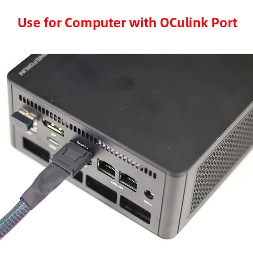 EXP GDC OCuLink GPU Dock PCIe 4.0 X4 Base scheda grafica discreta esterna 32 Gbps per mini PC portatile a scheda grafica esterna