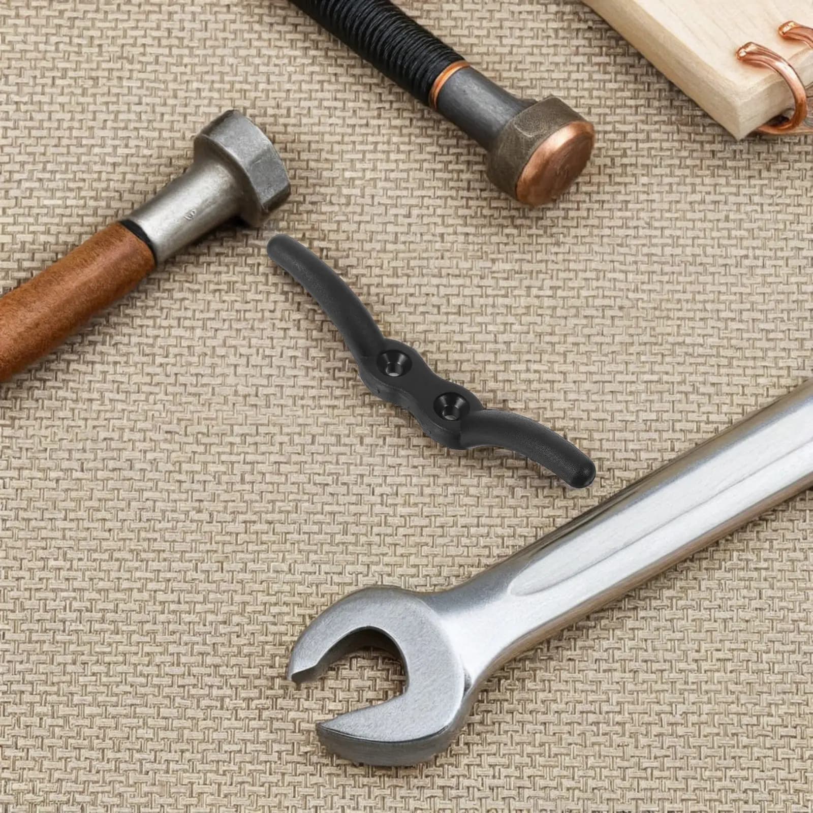 2 Pezzi Ganci per Aste Portabandiera, Morsetti per Corde in Nylon Resistenti per Barche, Kayak, Nautica, Gestione Corde per Esterni, Accessori Hardware