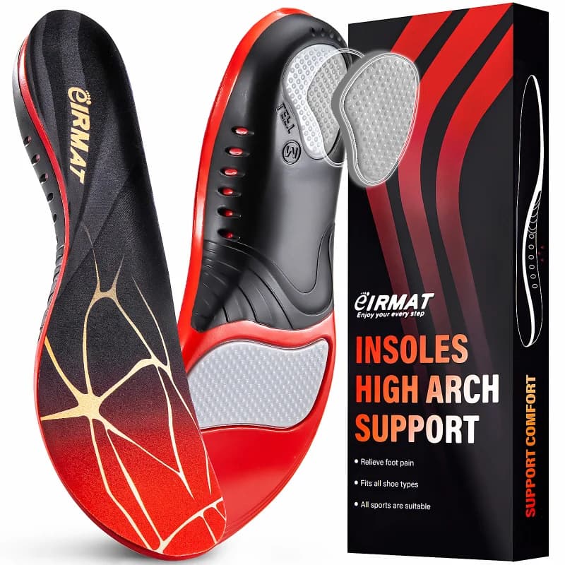 Solette in Gel di Silicone Premium per Scarpe da Uomo e Donna, Supporto Ortopedico per Arco Plantare, Solette Sportive per Piedi Piatti e Fascite Plantare