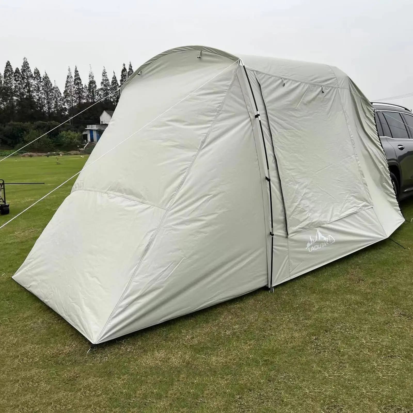 Tenda posteriore impermeabile portatile per auto tenda da campeggio esterna tenda da rimorchio per auto all'aperto tenda da tetto per spiaggia