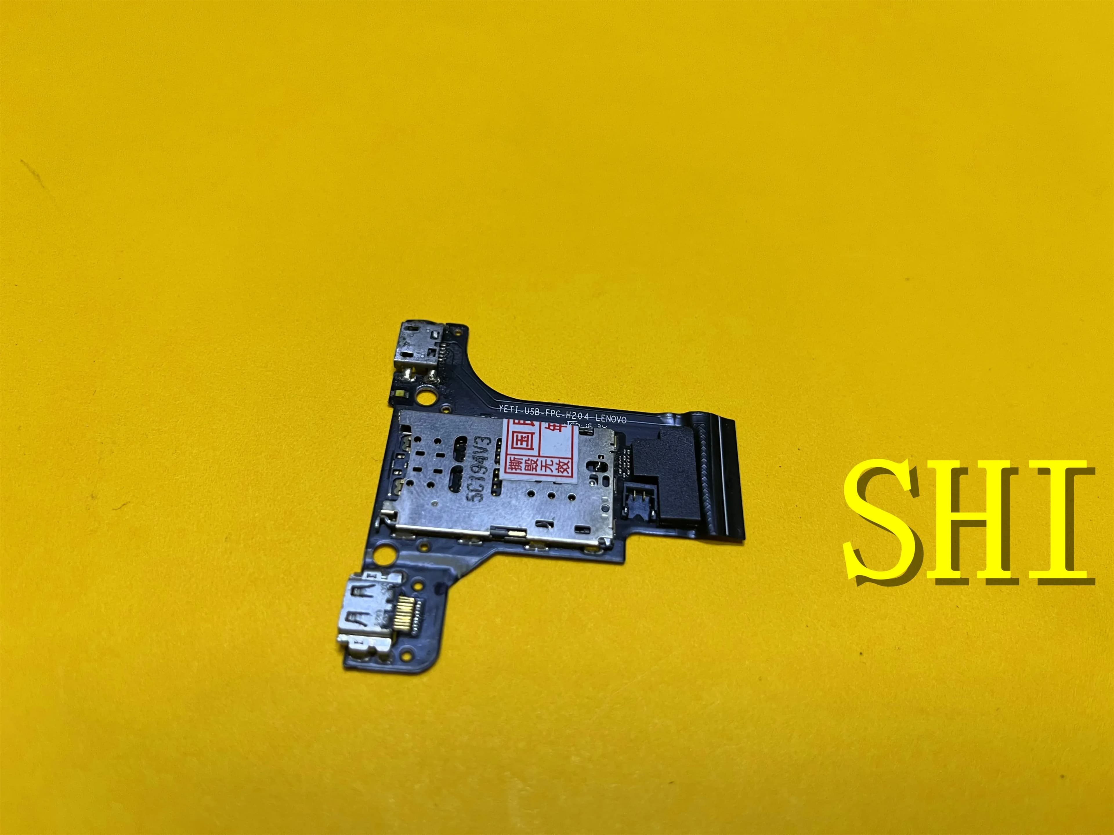 YB1-X90F Usato originale PER Lenovo yoga book YB1-X91L SPINA USB LETTORE MICRO SD scheda cavo FPC YETI-USB-FPC-H204 testare bene