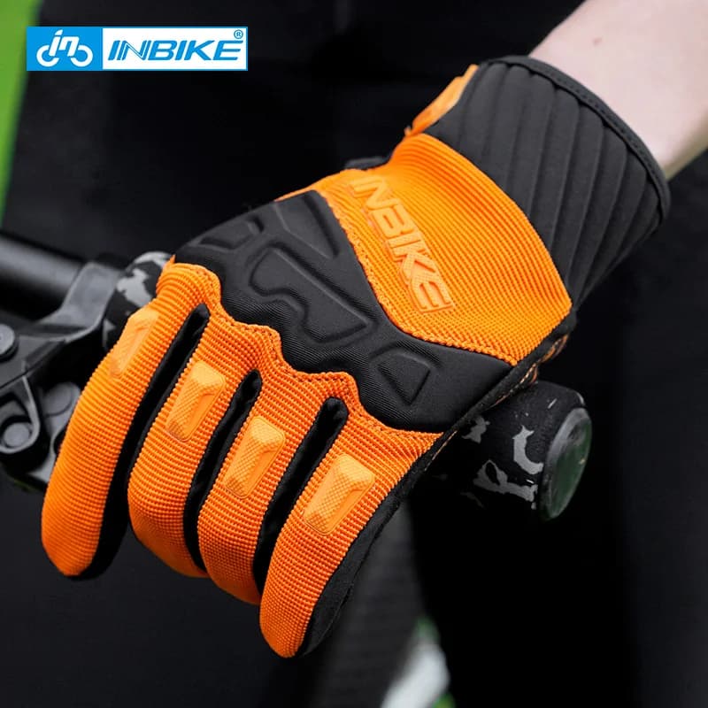 INBIKE Men's Cycling Gloves Touchscreen MTB Cycling Riding Gloves for Men Bike Sports Gloevs Motorcycle Accessories MTB
