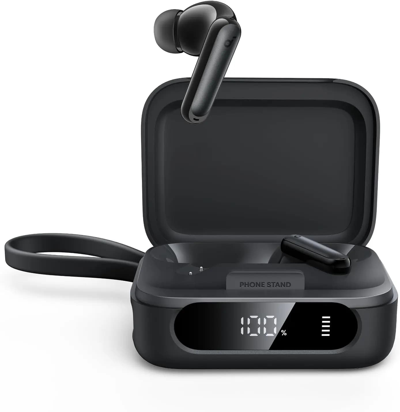 Auricolari con Cancellazione del Rumore Adattiva e Caricatore Portatile, 12 Ore di Autonomia, Impermeabili IPX5, Bluetooth Wireless