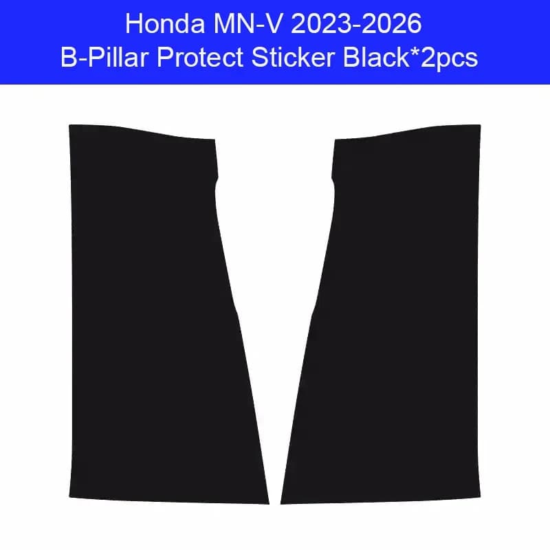 Car B-Pillar Throat Protective Davanzale Pad Anti-Calcio Zerbino Anti-Calcio Zerbino Graffi Accessories for Honda MN-V 2023-2026