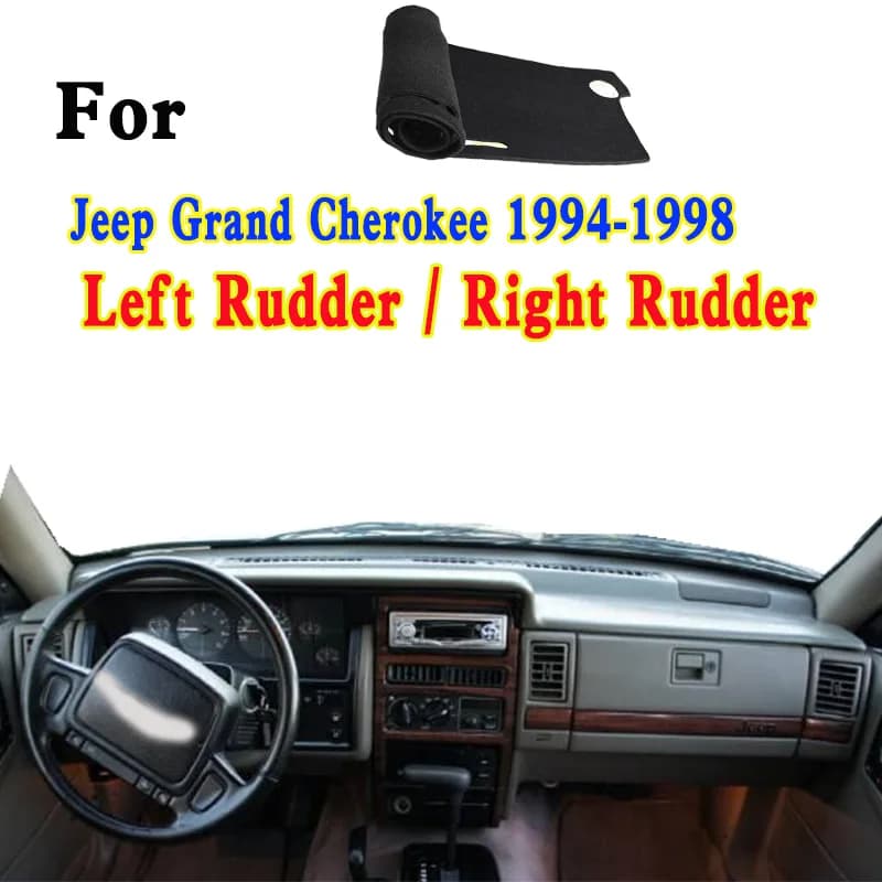 For Jeep Grand Cherokee I Mk1 ZJ ZG Car-Styling Dash Zerbino Cruscot Cover Dash Solar Protection Pad Protective