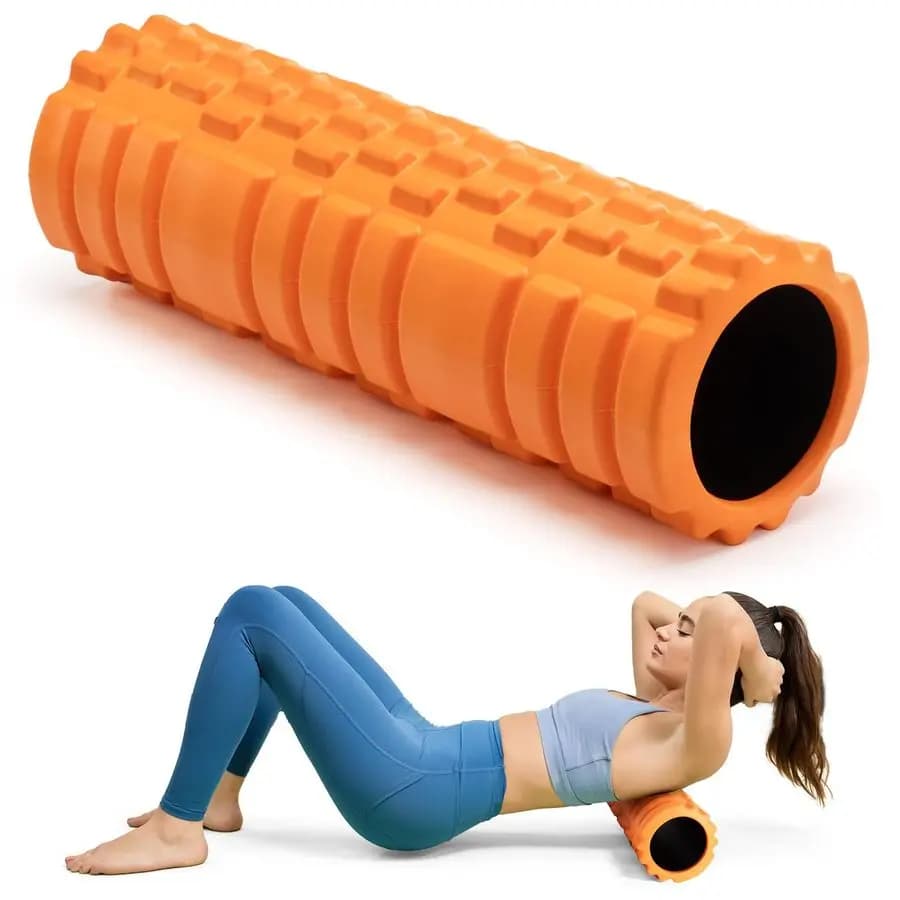 High Density Foam Roller 18 mm for Deep Muscle Massage, Fitness Exercise Roller and Miofasciale Massage