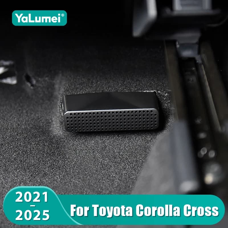Per Toyota Corolla Cross XG10 2021 2022 2023 2024 2025 Ibrido Auto Sedile Posteriore Sotto Air Vent Condotto di Uscita Copertura Borsette Accessori
