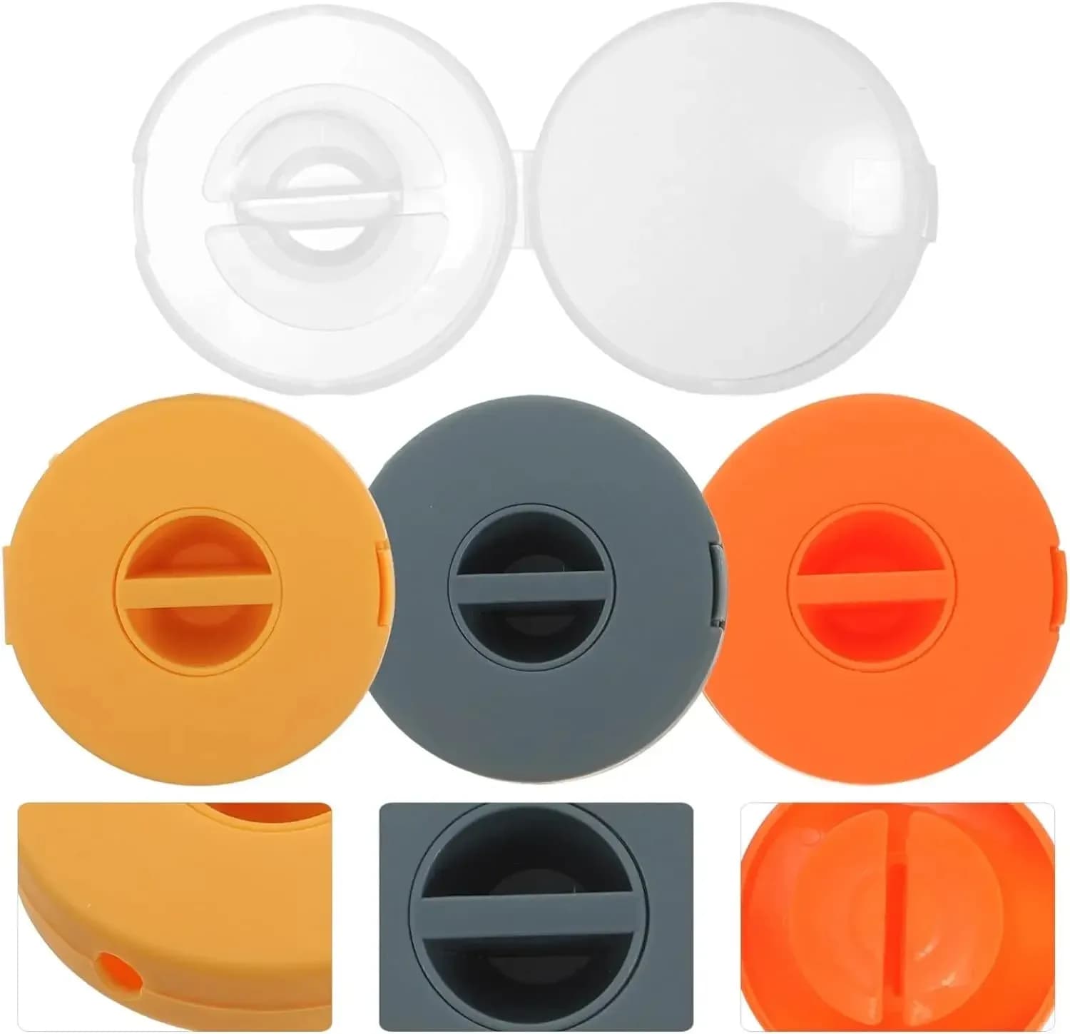 1-3PCS round Storage Cable Winder Portable Charger Cord Organizer Retractable Cables Management for Home Office Classroom