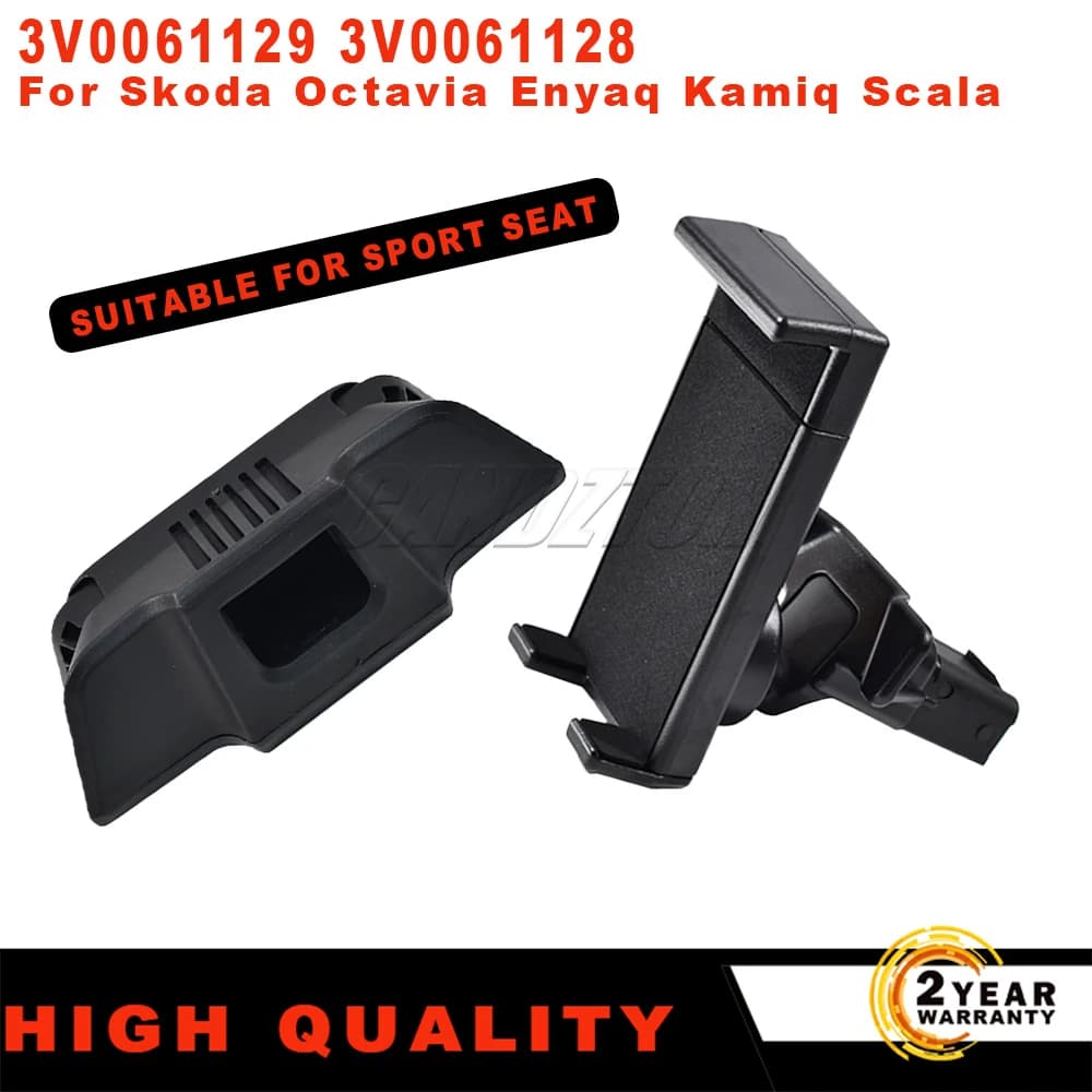 Nuovo Supporto Regolabile per Tablet da Poggiatesta con Base Fissa per Sedile Sportivo 3V0061129 per Accessori Auto Skoda Octavia Enyaq Kamiq Scala Yeti