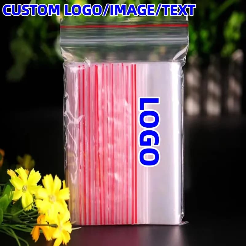 0.05~0.2mm thick Clear PE Plastic Packaging Bags Poly Resealable Gifts Toys Books Clothes Shoes Underwear Storage Pouches