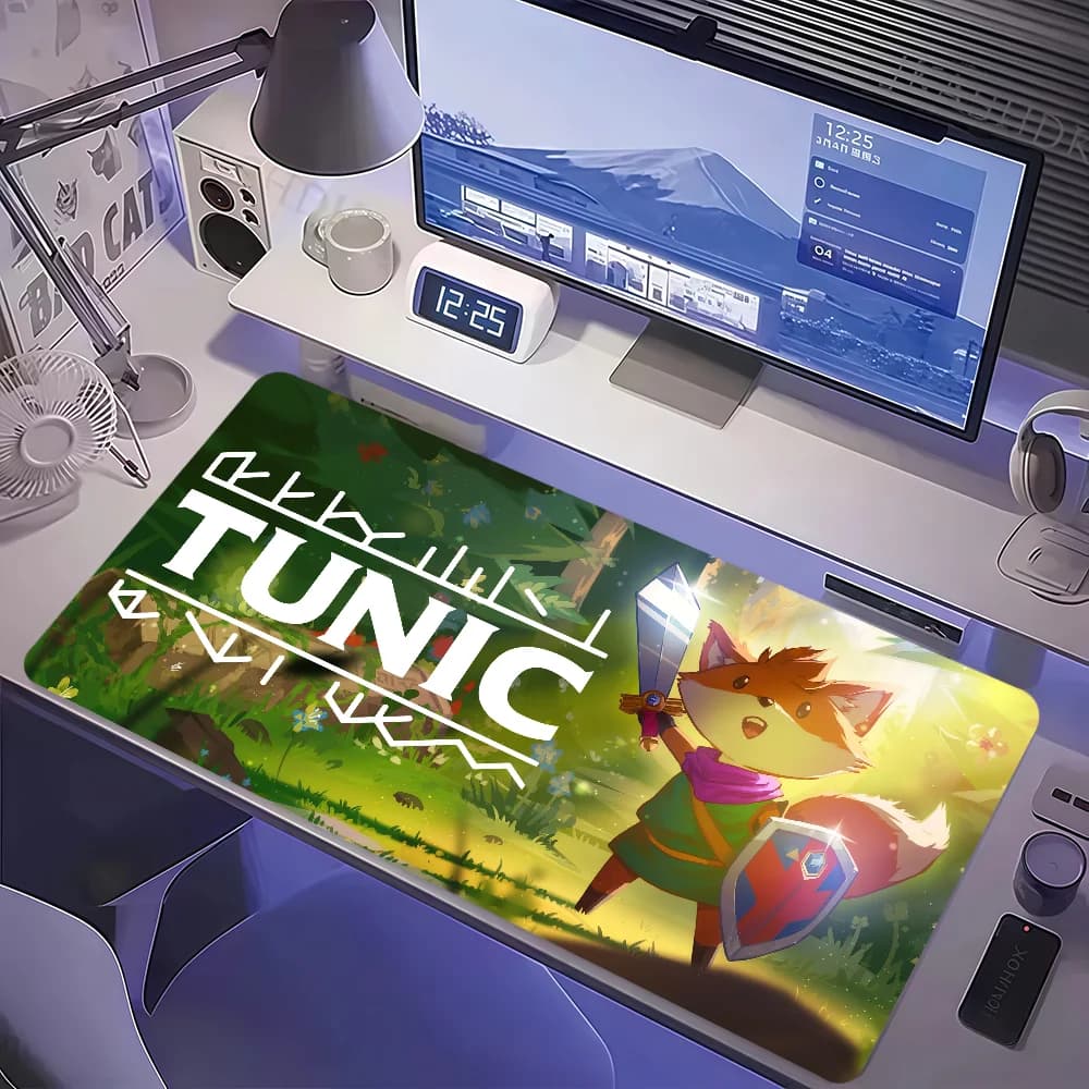Tappetino per mouse da gioco Cool T-Tunic, antiscivolo, ispessito, grande, con bordi cuciti, per ufficio, studenti e gaming