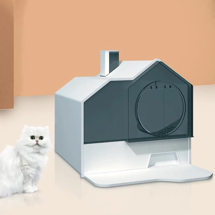 Lettiera elettrica per toilette per gatti con carica USB APP Lettiera per gatti con deodorante intelligente automatico per la casa