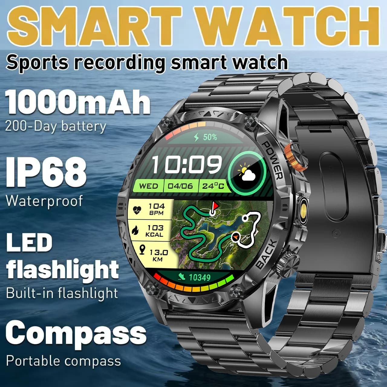 Il nuovo orologio ha funzioni sportive intelligenti, una batteria da 1.000 mAh, un fitness tracker, oltre 100 modalità sportive e supporto per le chiamate wireless.