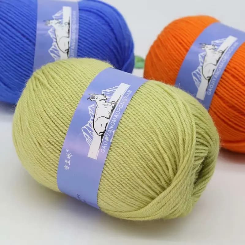 50g Australian Wool DIY Hand Woven Merino Wool Thread Hand Woven Medium thick needle yarn scarf thread