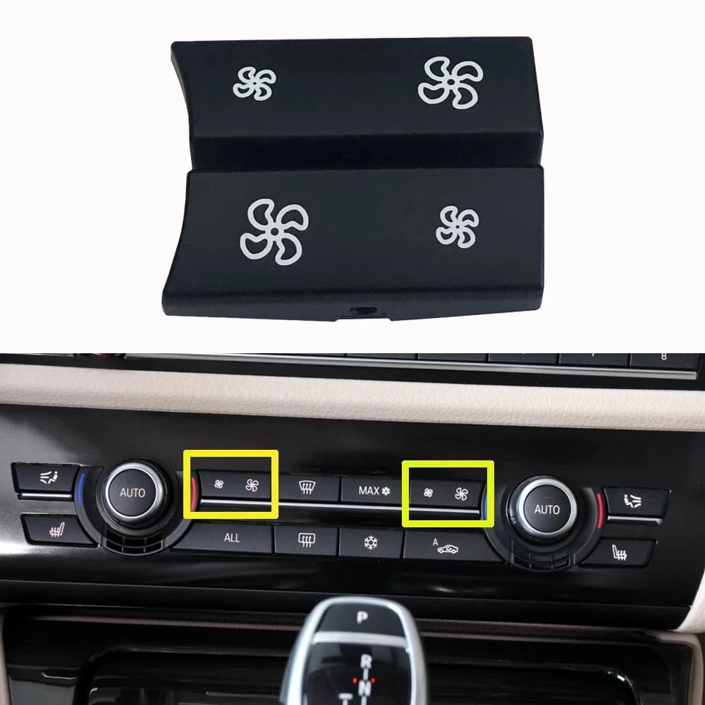 Per BMW F07 F10 F18 F01 F02 F06 5 serie 6 serie 7 interruttore di controllo tappo pulsante ventola copertura aria condizionata