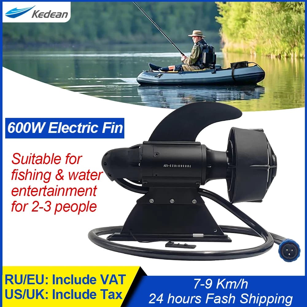 KEDEAN Propulsore Subacqueo Motore Elettrico Pinna per la Pesca SUP Paddle Board Tavola da Surf POWER FIN Propulsore Kayak telecomandato