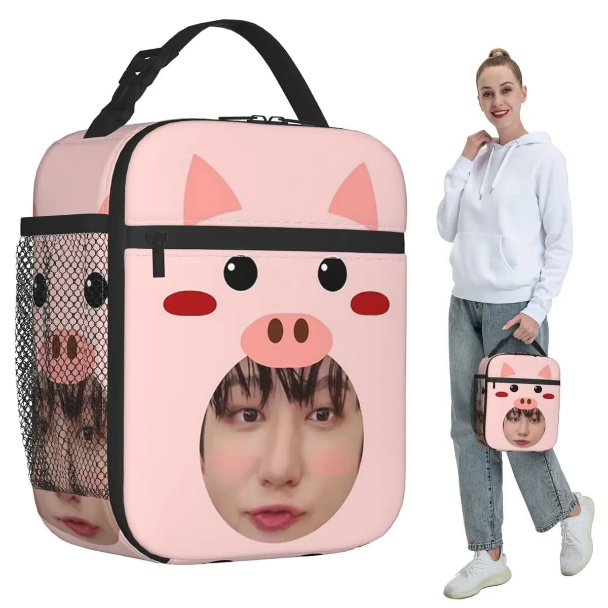 Borsa Termica per Pranzo Dwaekki Changbin per Donne, Contenitore Isolato per Alimenti da Ufficio, Borsa Termica Portatile