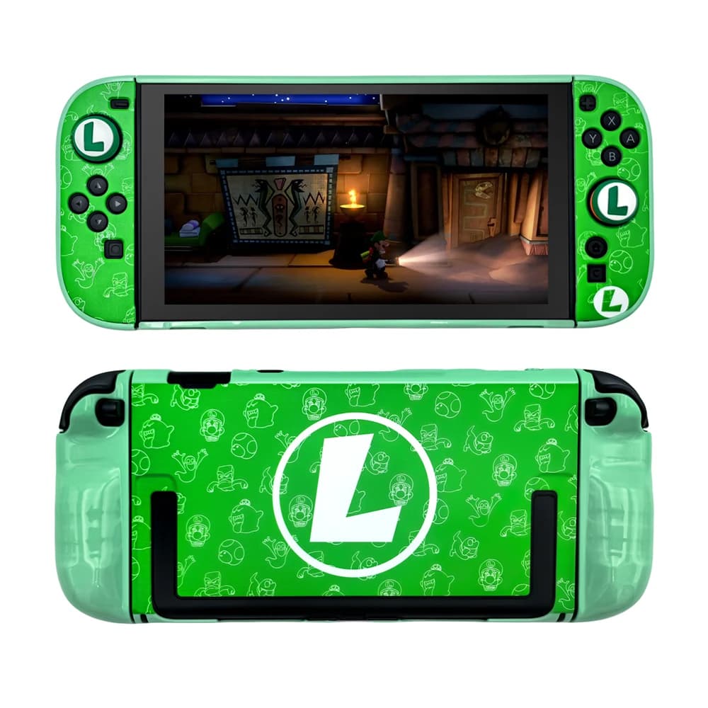 Custodia per Nintendo Switch 2 Funda Cover Shell Dockable Protettiva Trasparente Anime Fungo TPU Switch 2 Accessori Controller JoyCon