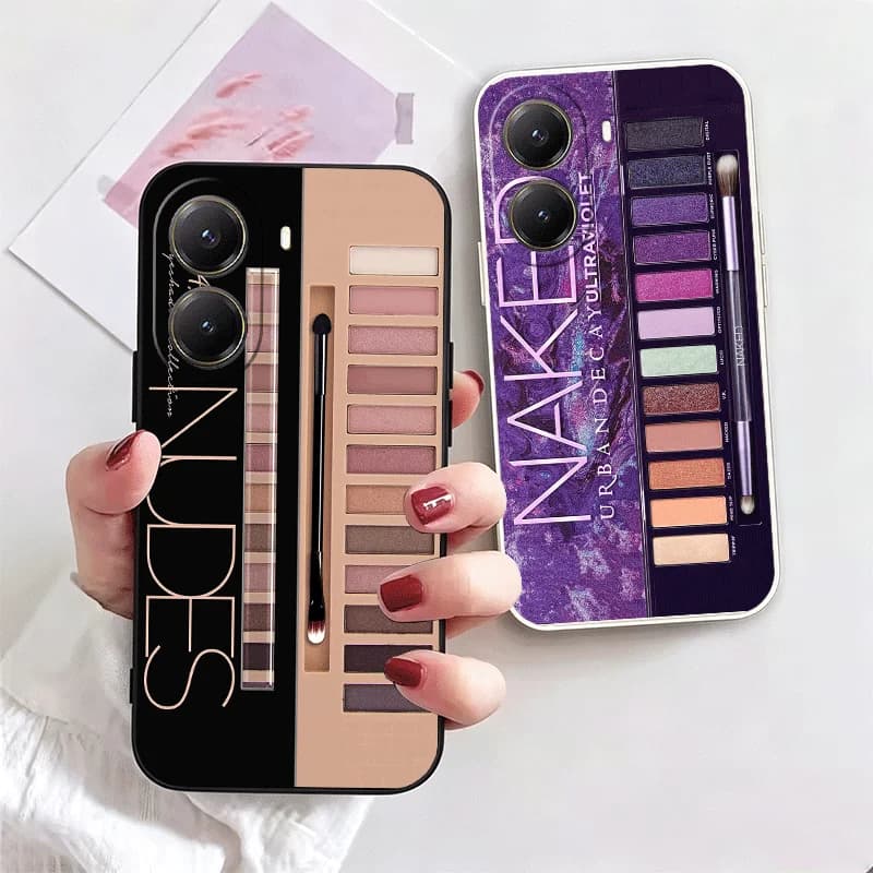 Makeup Eye Shadow Box Pattern Soft Phone Case For Xiaomi Poco M8 X7 X8 Pro Max X6 X5 X3 F7 F8 Ultra M7 Redmi 15C 15 14C 13C 13 1