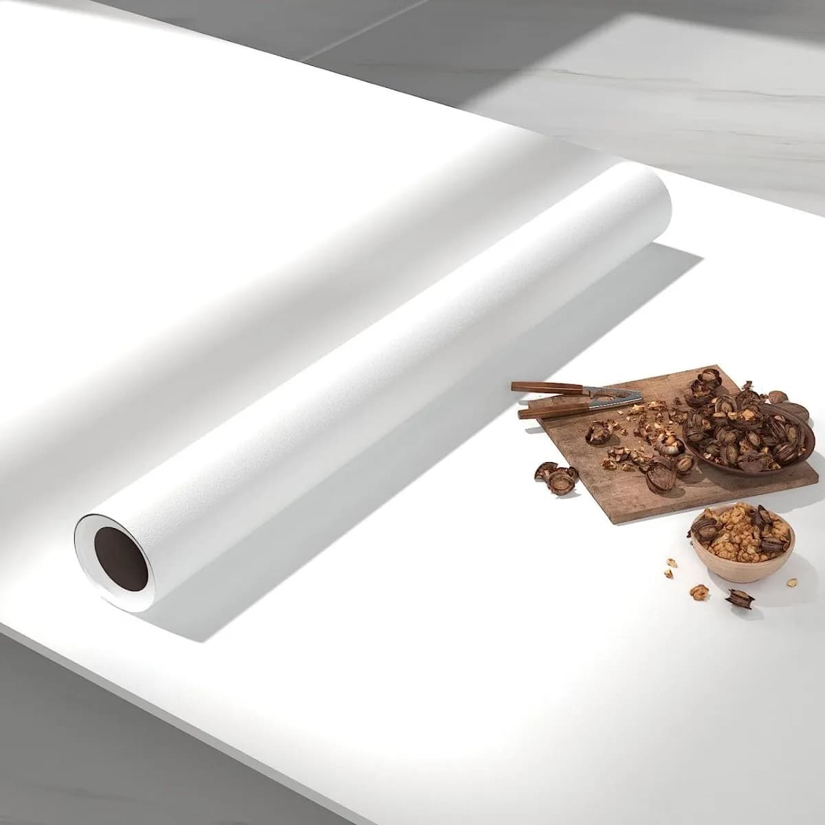 2/3/5M Matte Wallpaper White/Grey/Black Vinyl Self-Adhesive for Wall Shelf Liner Table Door Living Room Contact Paper Wall Decor