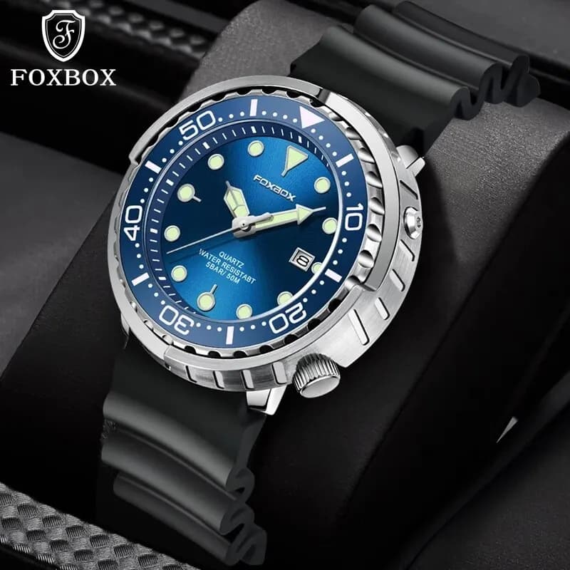 2024 men's casual watches for men luxury silicone sports watch from the best brands quartz men's watch with waterproof wristwatch date