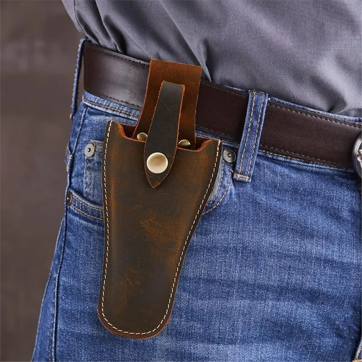 Plier Holder for Belt,Leather Sheath Pouch Holder Gardening Tools Belt Case for Pruning Pliers Shears Scissors or Knifes