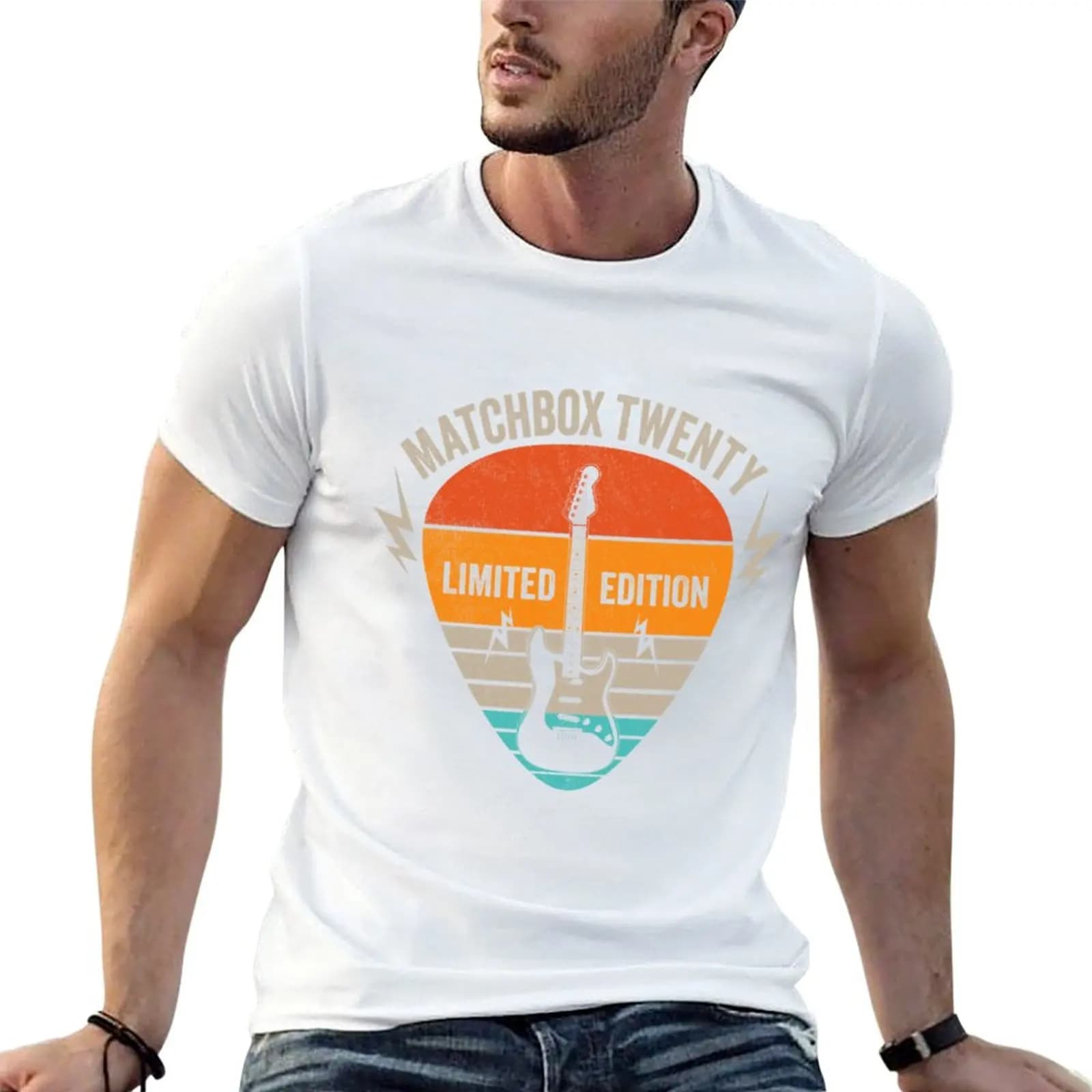 Vintage Matchbox Name Guitar Pick Limited Edition Birthday T-Shirt Comfortable Work Wear Tee