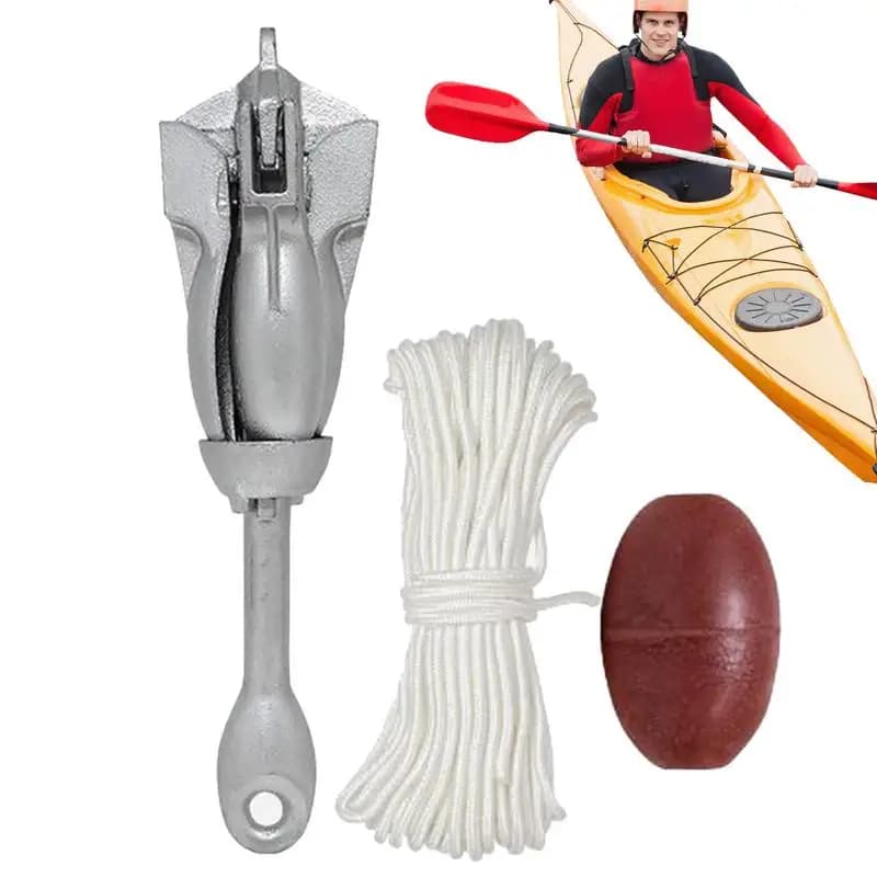 Ancoraggio per kayak Ancoraggio per barche a sgancio rapido Accessori per barche pieghevoli riutilizzabili a sgancio rapido per il rafting del kayak sul lago