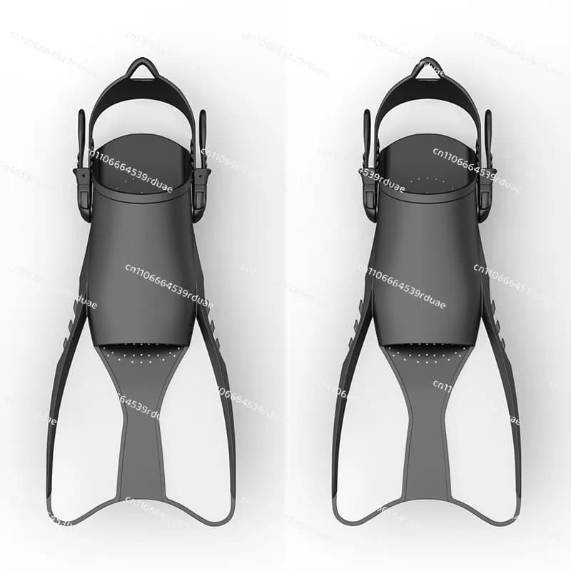 Pinne Professionali Regolabili con Lacci per Uomo, Attrezzatura per Immersioni Libere, Snorkeling e Allenamento di Nuoto per Adulti