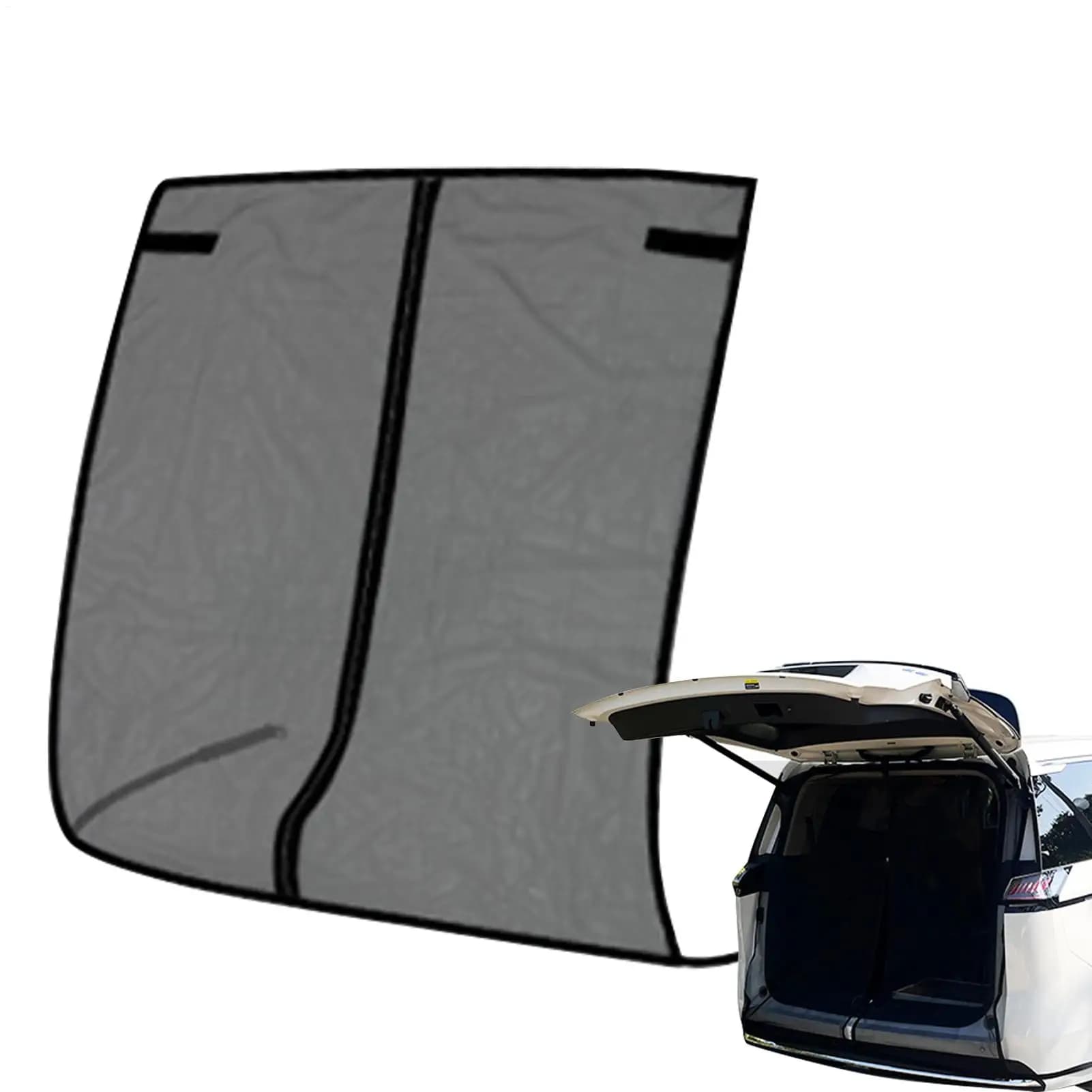 Truck Tailgate Mesh Net Magnetic Strap UV Bug Protection Convertible Sunshade Tent for Summer Camping Travel Picnic