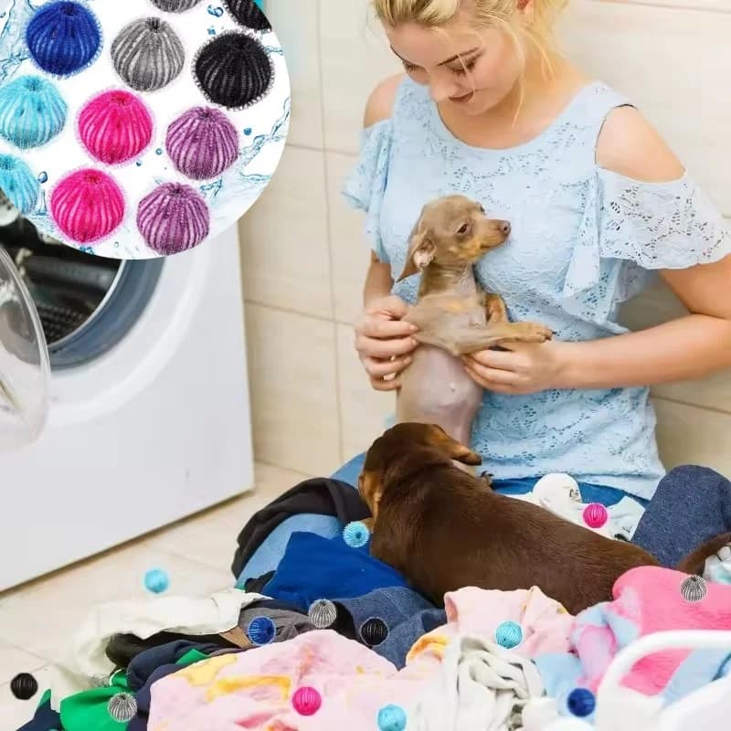Collect Washer and Dryer Peles, Reusable Balls to Remove Dogs and Cats Peles, Gathering