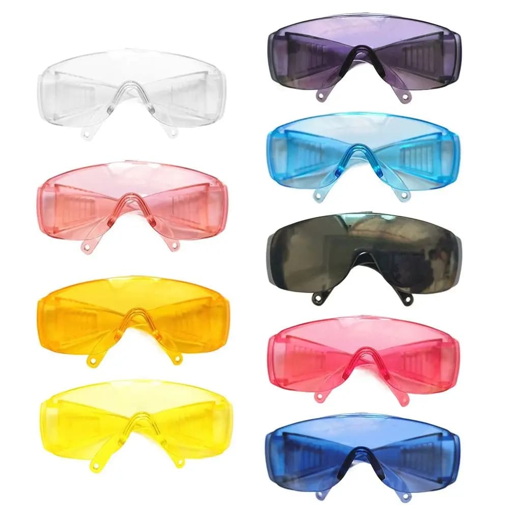 Occhiali da bambola in peluche da 20CM occhiali da sci colorati occhiali da sole monopezzo occhiali da vista in miniatura stile Y2k per accessori per bambole BJD da 60CM