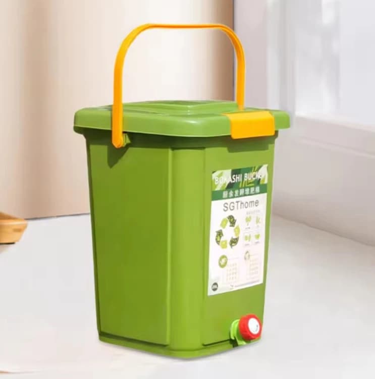 Countertop Compost Bin Practical Portable Fermentation Barrel Recycle Large Capacity for Balcony Farm Orchard Indoor Kitchen