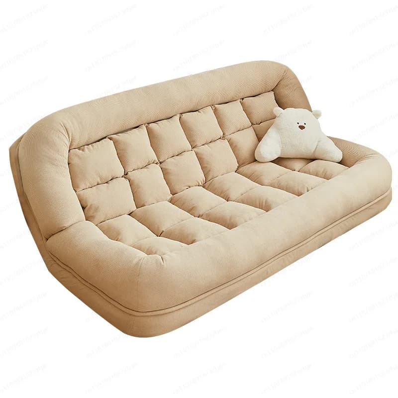 Lazy sofa Human kennel can lie down and sleep Single foldable sofa bed Small apartment Bedroom dual-purpose sofa bed