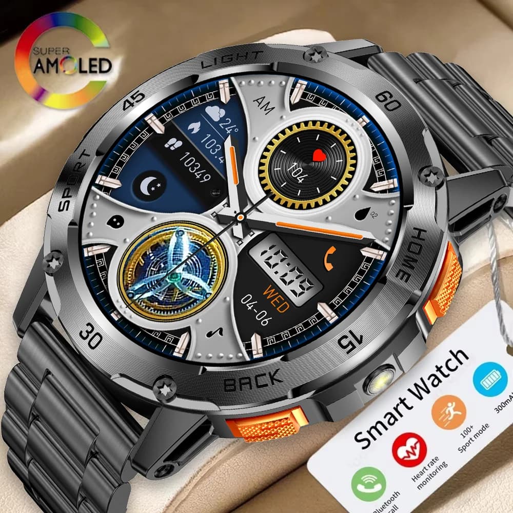 Smartwatch modello 2026, display IPS da 1,53 pollici, batteria da 400 mAh, resistenza all'acqua IP68, con monitoraggio del sonno