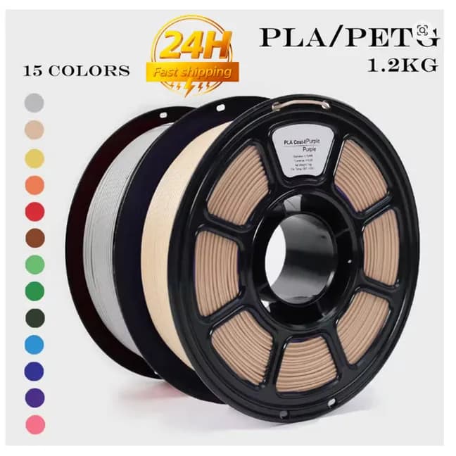 3D PETG Filament 1.75mm +/-0.02mm 1100g PLA Printer Filament Neatly Wound 3D Printing Material For Bambu FDM 3D Printer
