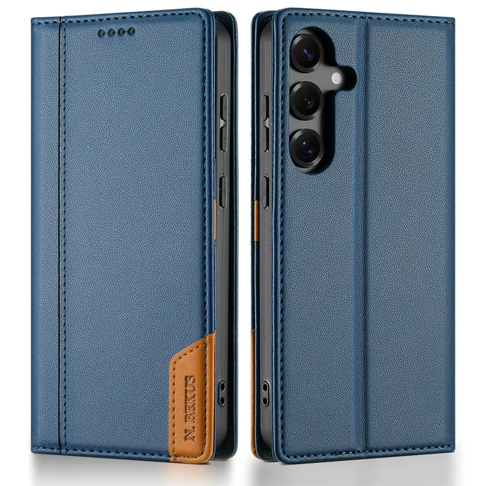 Custodia di Lusso per Samsung Galaxy A56 A36 A26 A16 A06 A07 A17 5G 4G, Cover a Portafoglio in Pelle RFID, Etui Samsung A 56 36 26 16, Funda a Libro