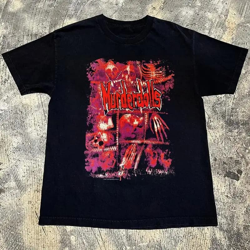 Nuova maglietta della band Murderdolls per i fan S 5XL