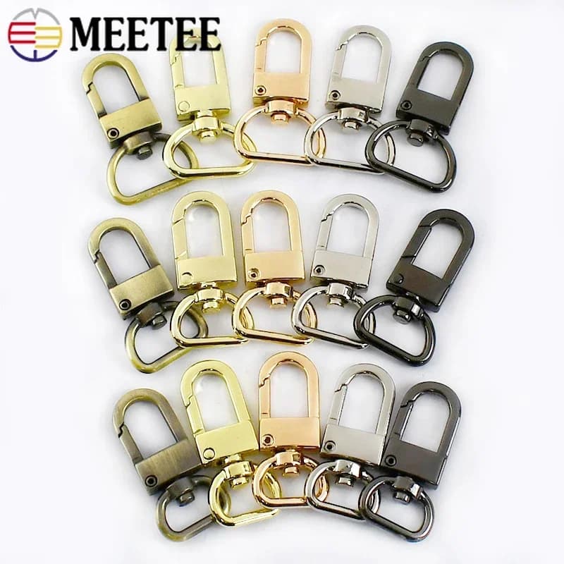 5-20 Pz 13/16/19mm Borsa In Metallo Cinghia Fibbia Girevole Moschettone D Coda Aragosta Chiusura Collegare Moschettone fibbie Accessori Hardware