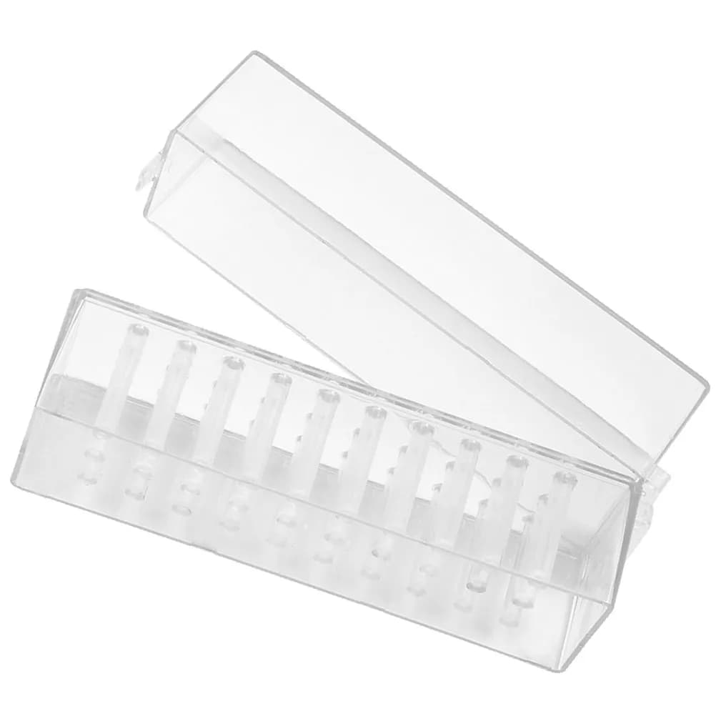 Organizer for Manicure Tips, Premium Box for Conservation and Exhibition of Tips for Nail Drill