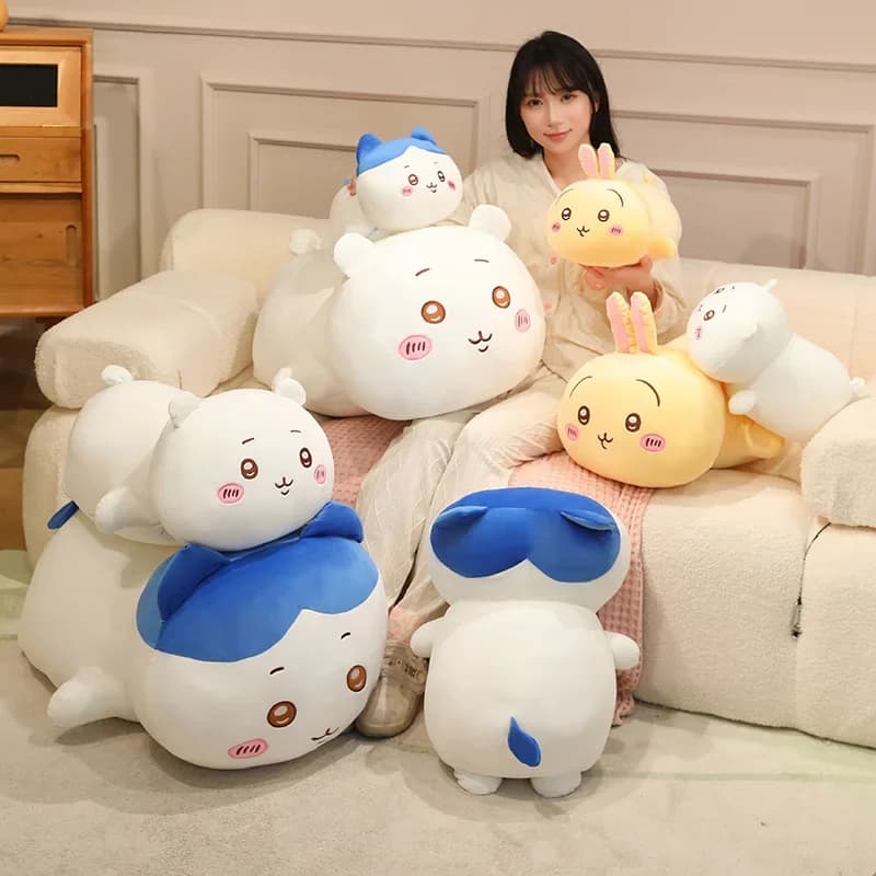 Peluche Kawaii Chiikawa, Morbido Pupazzo Anime, Simpatico Hachiware Usagi, Cuscino Abbracciabile per Divano, Letto e Decorazione Casa