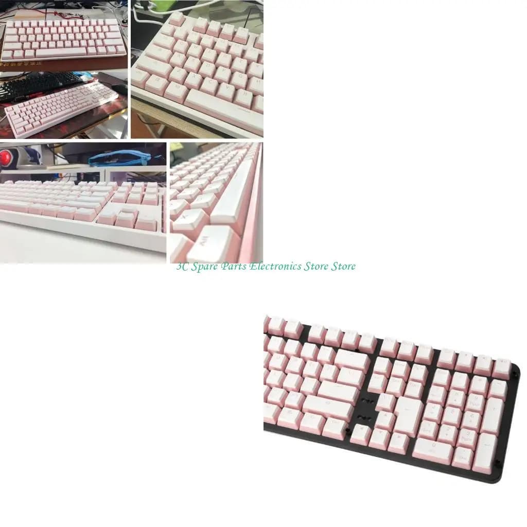 Copritasti SZ RGB 108 Layout ANSI PBT Budino Doppia pelle Milk Shot retroilluminato