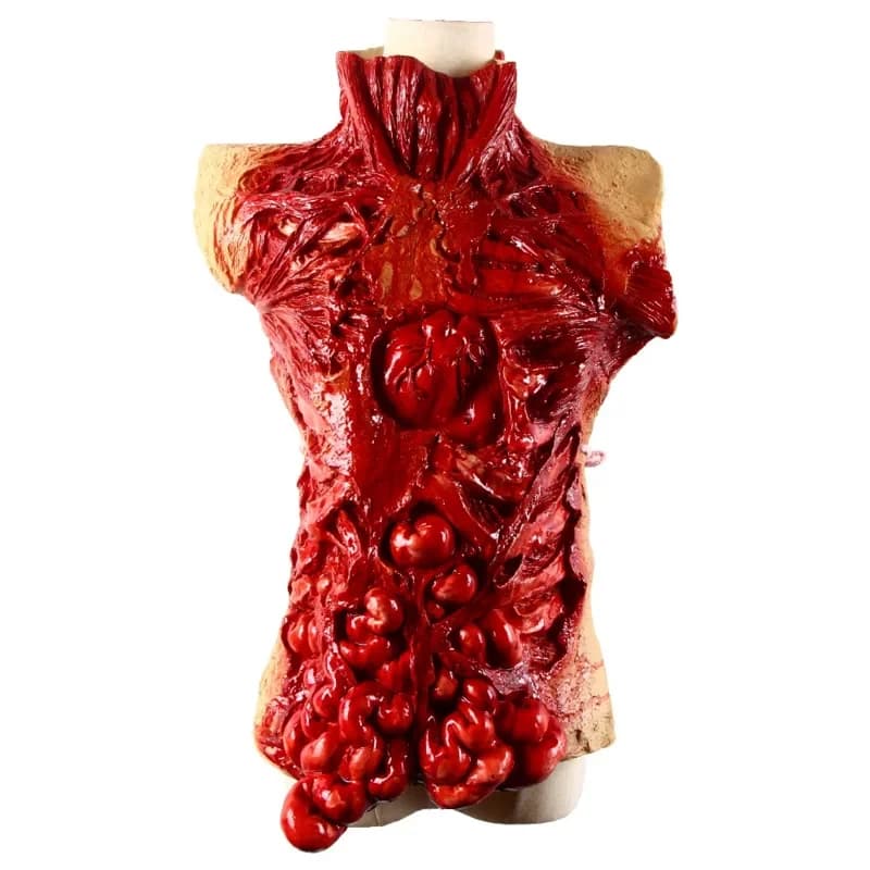 2026 Horror Zombie Halloween Dress Up Theme Party Cosplay Costume Accessories Bloody Intestines Haunted House Horror Dress DWQHH