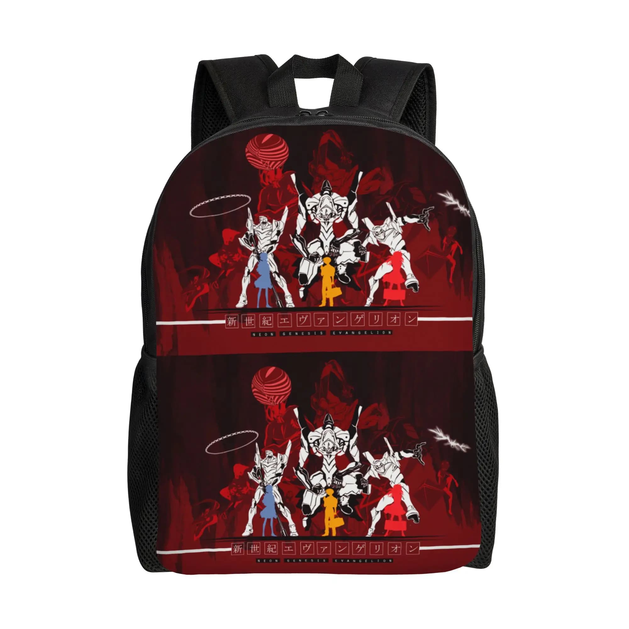 Custom Manga Evangeliones Laptop Backpack Men Women Fashion Bookbag for School College Student Bag