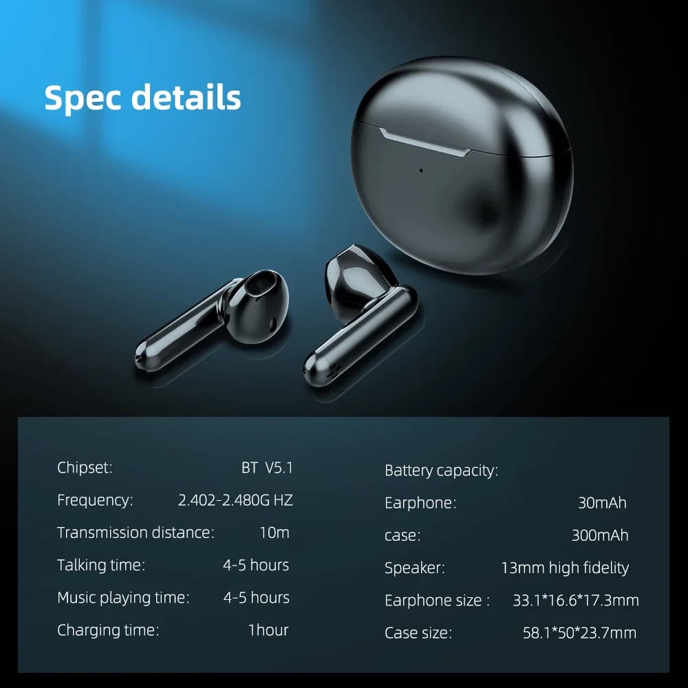 For Xiaomi Redmi Note 13 Pro 12 11 Wireless TWS headphones Wireless Bluetooth microphone call headphones with noise reduction