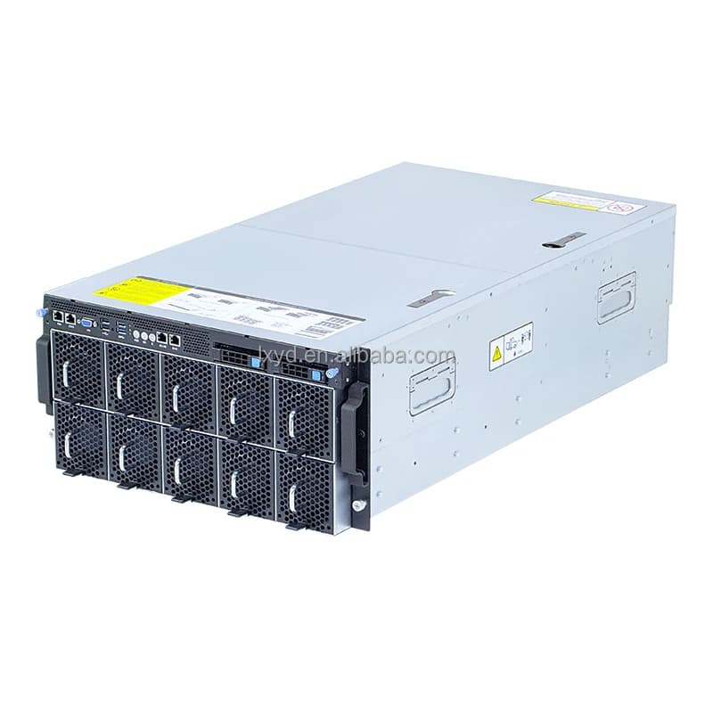 Deepseek PCIe 5.0 GPU personalizzato RTX 4090 5U Server Barebone per versione di gioco Schede grafiche Piattaforma AI Server Gpu con montaggio su rack