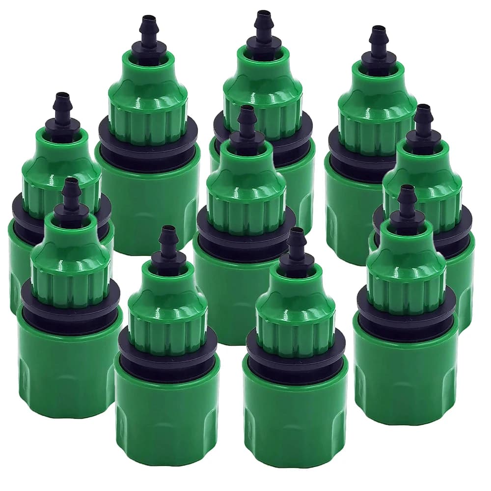 5pcs Water Pipe Quick Connector Plastic Hose Pipe Connector For Garden Pipeline Drip Irrigation System Watering Equipment Parts