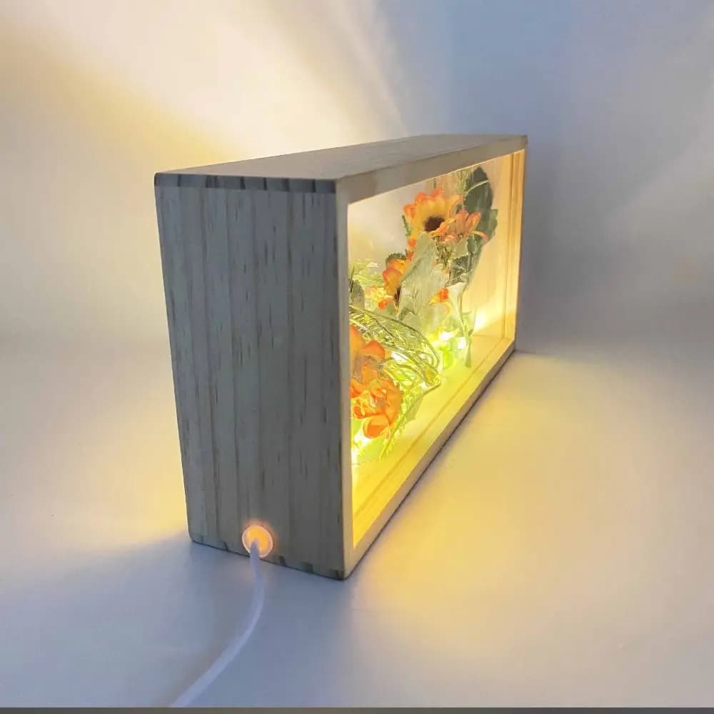 Creative frame for shadow box Empty frame 3D fai-da-te Double-sided display Unfinished display Thanksgiving gift
